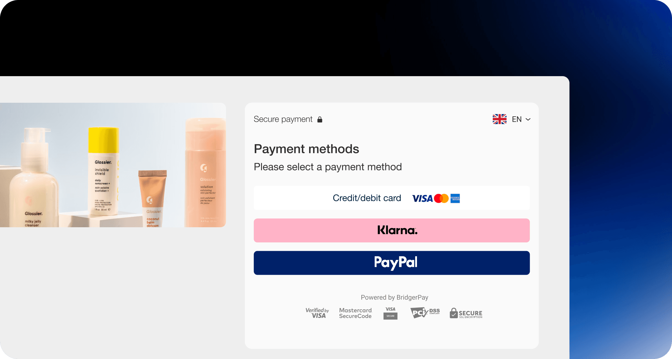 Quickly embed a ready-to-go, highly customizable payment widget into your website or app.